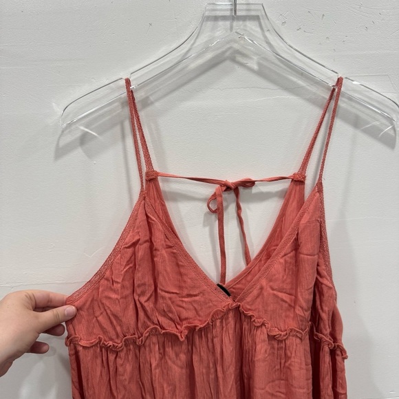 Wild Fable Spaghetti Strap Flowy Sun Dress Tie-Back XL - Picture 4 of 8